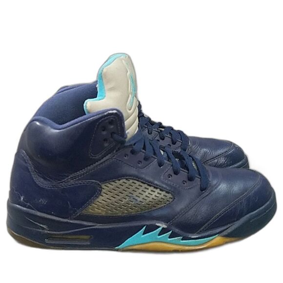 Nike Air Jordan 5 Retro Hornets Pre-Grape 2015 Blue - Men\'s sz 9.5 136027-405 main image 7